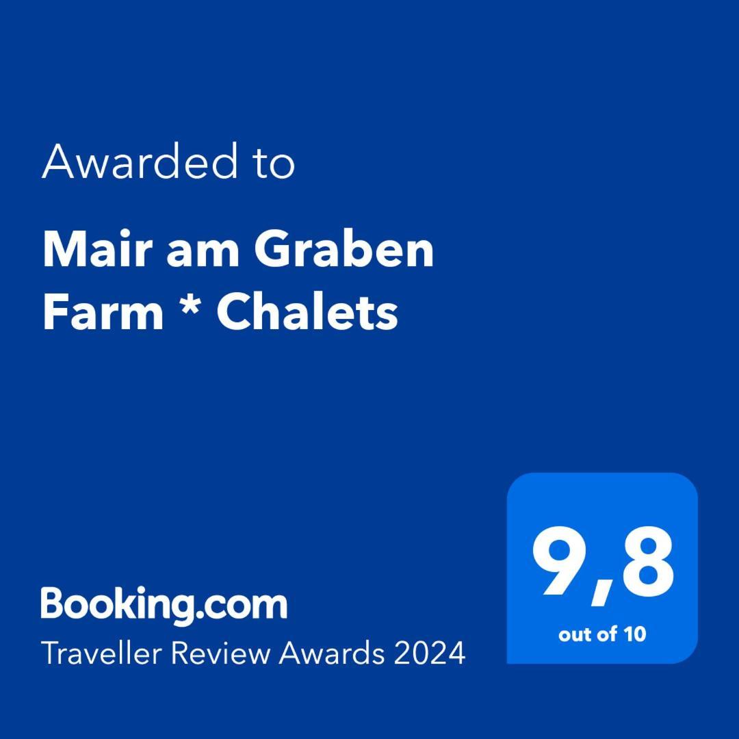 Mair Am Graben Farm * Chalets Теренто Екстериор снимка